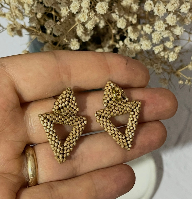 گوشواره برنز مات میوکی