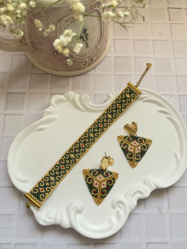 نیم ست سبز کد ۱۸۵